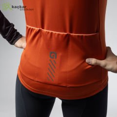 ALE Solid Fondo 2.0 Kışlık Uzun Kol Forma Mat Turuncu