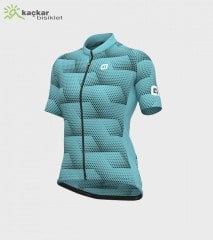 ALE SOLID SHARP Kadın Yazlık Kısa Kol Jersey Aqua