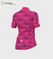 ALE SOLID SHARP Kadın Yazlık Kısa Kol Jersey Fuşya