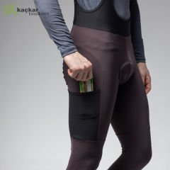 ALE Stones Cargo Cepli Kışlık Uzun Askılı Gravel / Road Tayt Brownie