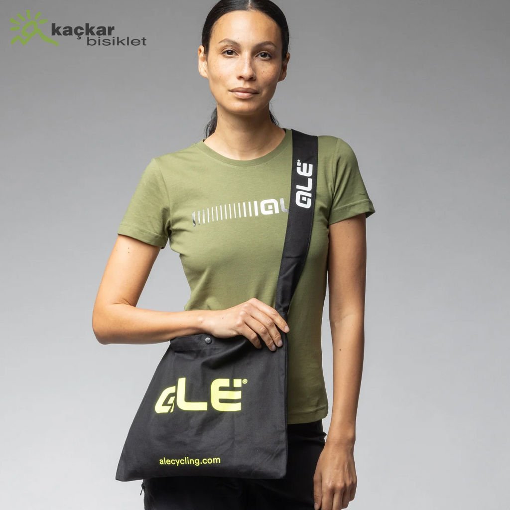 ALE Cotton Bag ( Pamuklu Taşıma Çantası ) Siyah / Beyaz