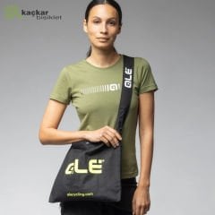 ALE Cotton Bag ( Pamuklu Taşıma Çantası ) Siyah / Beyaz