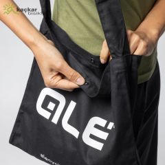 ALE Cotton Bag ( Pamuklu Taşıma Çantası ) Siyah / Beyaz