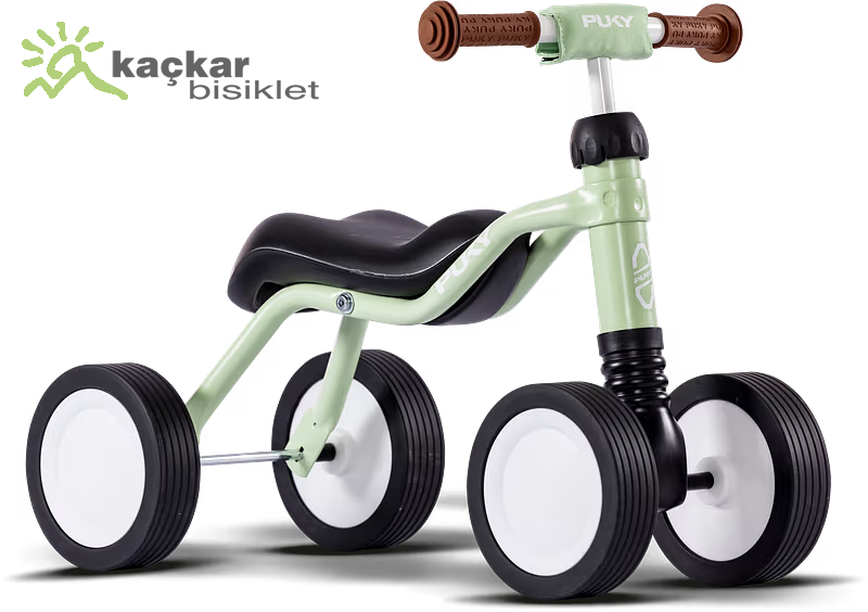 PUKY WUSTCH BUNDLE 4 TEKERLEKLİ DENGE BİSİKLETİ AÇIK YEŞİL