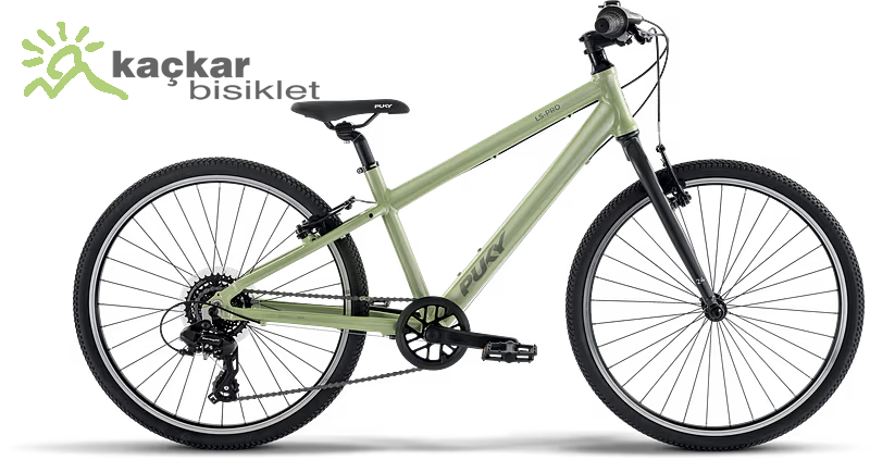 PUKY LS PRO Superlight 24 Jant Alüminyum Çocuk Bisikleti Açık Yeşil