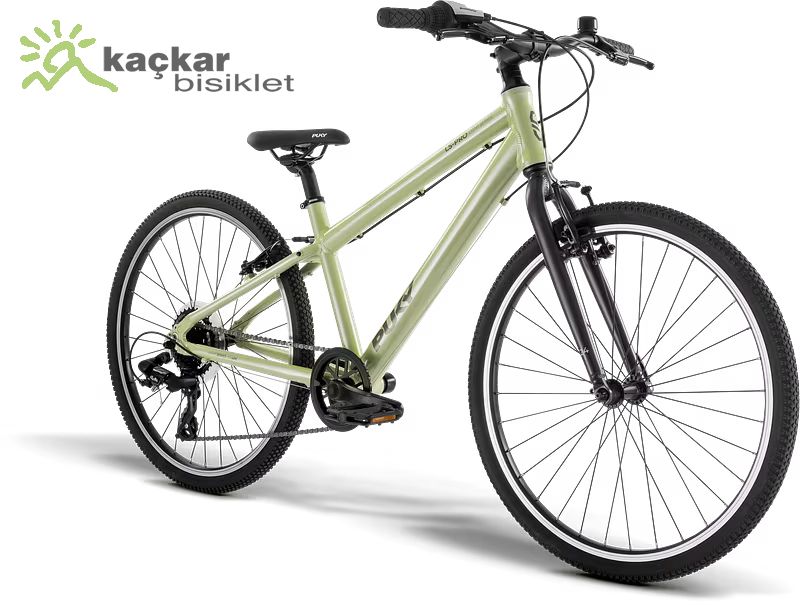 PUKY LS PRO Superlight 24 Jant Alüminyum Çocuk Bisikleti Açık Yeşil