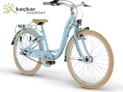 PUKY SKYRİDE 24 Jant Retro Kız Çocuk Bisikleti Retro Mavi