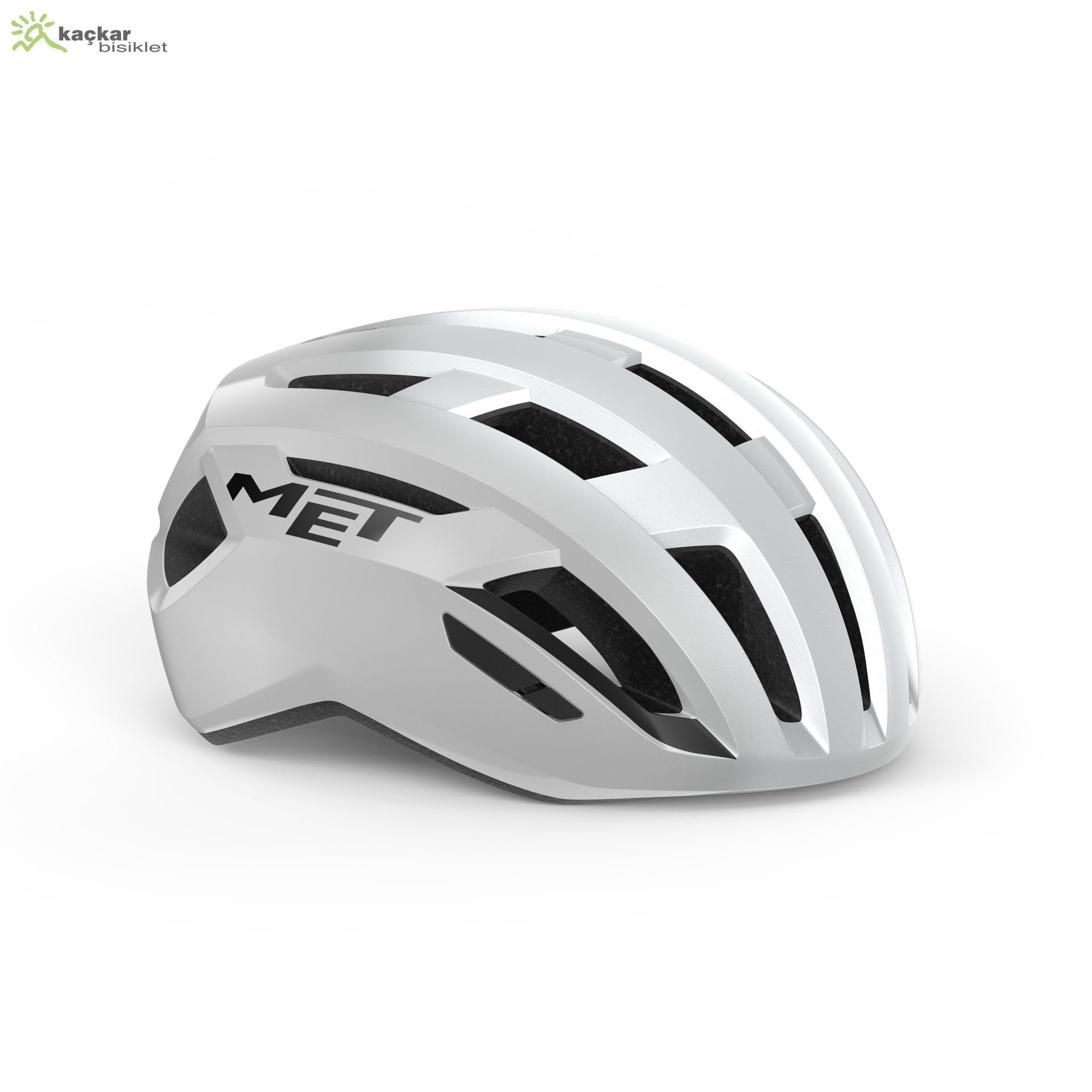 MET Helmets Vinci Mips Road Kask White Silver / Glossy