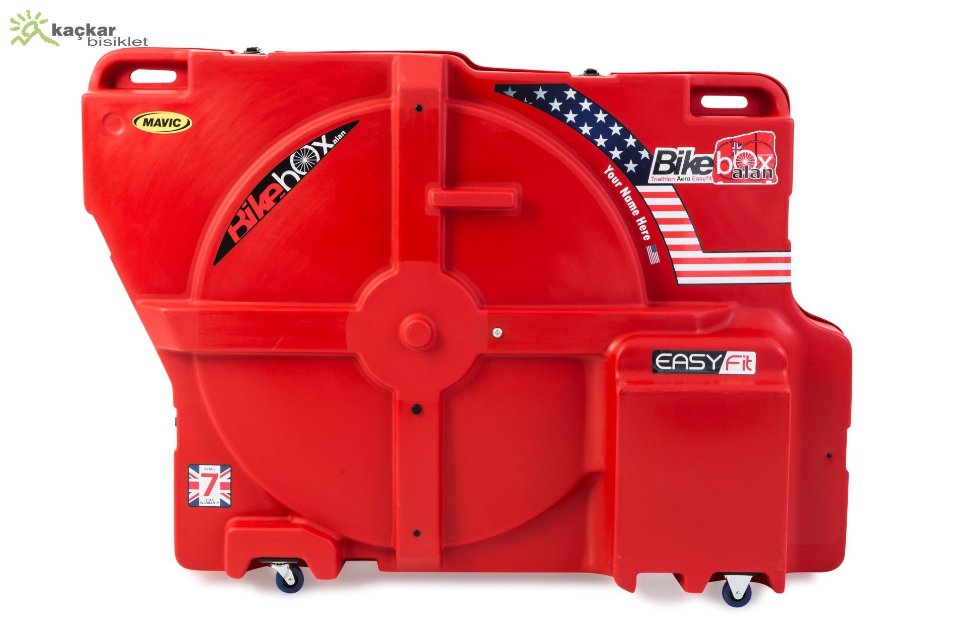 BikeBoxAlan Triathlon Easy Fit Hard Case Bisiklet Taşıma Çantası Kırmızı