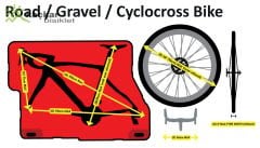 BikeBoxAlan Triathlon Easy Fit Hard Case Bisiklet Taşıma Çantası Kırmızı