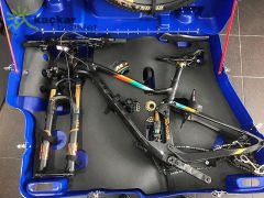 BikeBoxAlan Triathlon Easy Fit Hard Case Bisiklet Taşıma Çantası Kırmızı
