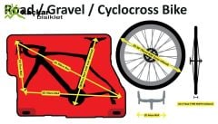 BikeBoxAlan Triathlon Easy Fit Hard Case Bisiklet Taşıma Çantası Mavi
