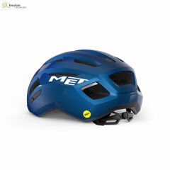 MET Helmets Vinci Mips Road Kask Blue Metallic / Glossy