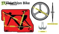 BikeBoxAlan Triathlon Easy Fit Hard Case Bisiklet Taşıma Çantası Siyah