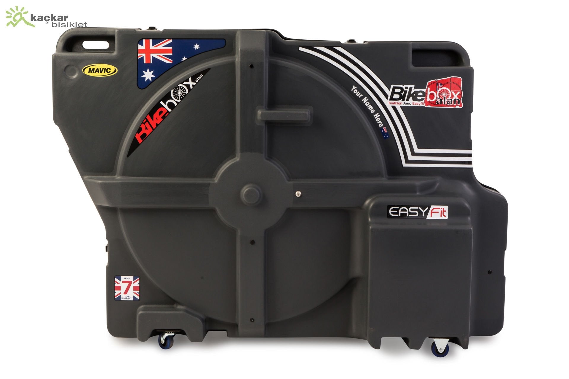 BikeBoxAlan Triathlon Easy Fit Hard Case Bisiklet Taşıma Çantası Koyu Gri