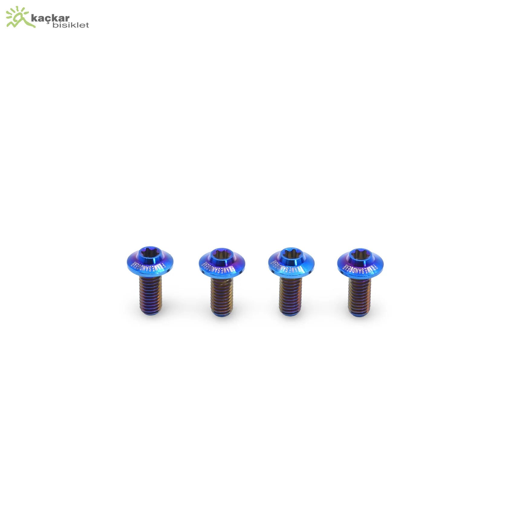 FramesAndGear Titanium Bolt M5*14 Matara Kafesi Vidası Blue