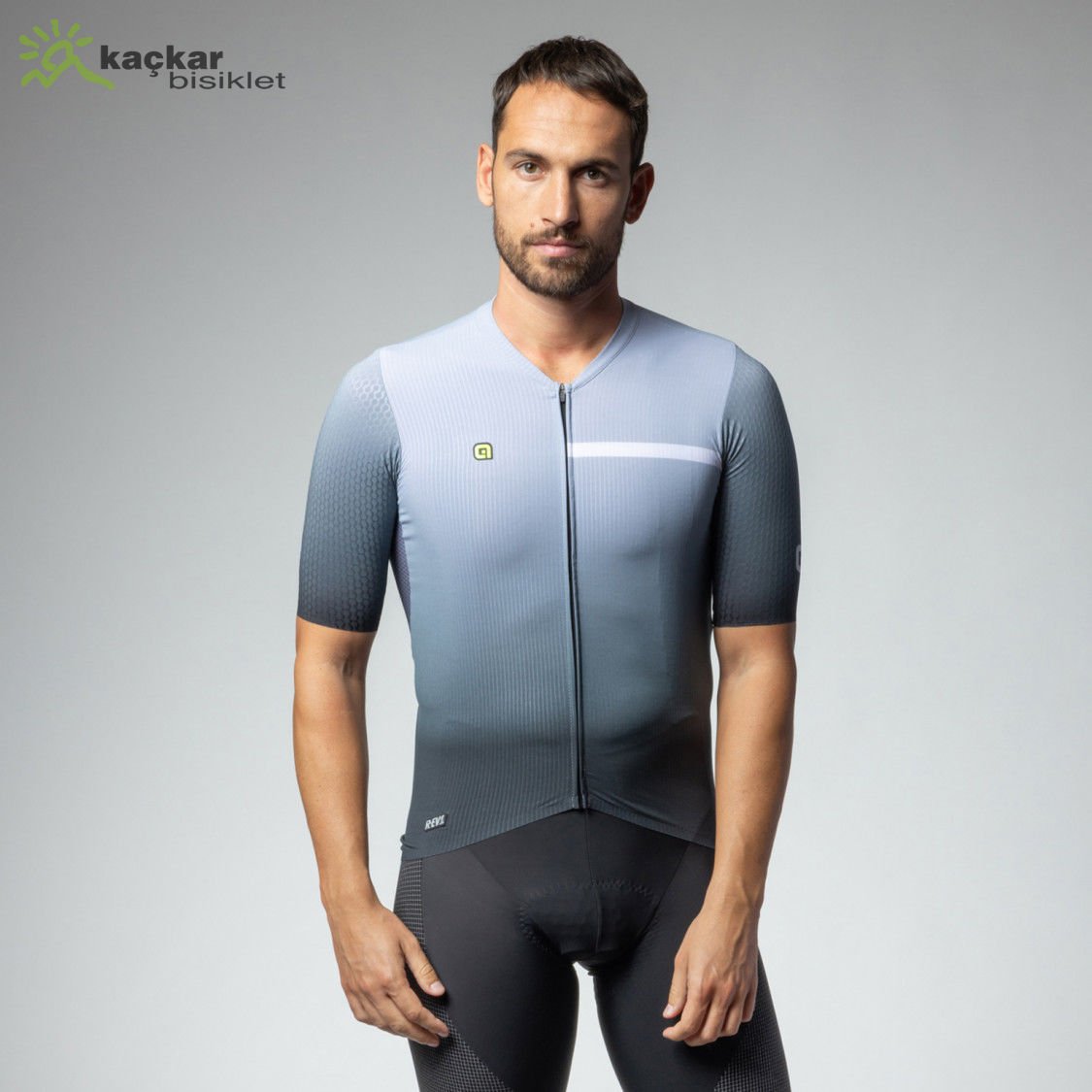 ALE R-EV1 SPRİNTER YAZLIK KISA KOL JERSEY GRİ
