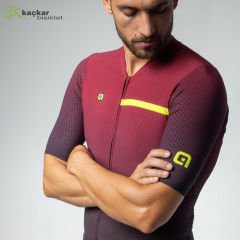 ALE R-EV1 SPRİNTER YAZLIK KISA KOL JERSEY BORDO