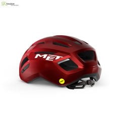 MET Helmets Vinci Mips Road Kask Red Metallic / Glossy