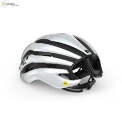 MET Helmets Trenta Mips Road Kask White Black / Matt Glossy
