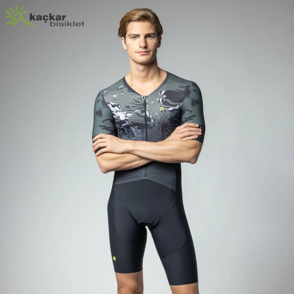 2025 Ale R-EV1 Hive 2.0 Yazlık Skinsuit Gri